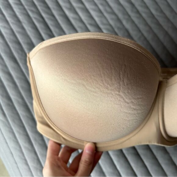 ThirdLove 24/7 Classic Strapless Bra Nude Size 34F - Picture 3 of 8